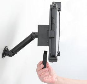 Holder with key-lock for Zebra ET80