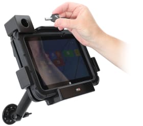 Holder with key-lock for Aava Mobile oona 8