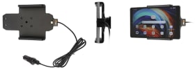 Active holder with USB-cable and cig-plug adapter for Lenovo Tab M8 4th Gen