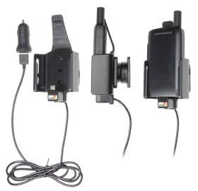 Active holder with USB-cable and cig-plug adapter for Motorola ST7000