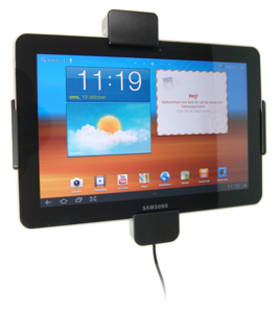 Holder with spring-lock for Samsung Galaxy Tab 10.1 GT-P7500