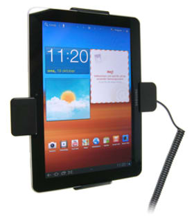 Holder with spring-lock for Samsung Galaxy Tab 10.1 GT-P7500
