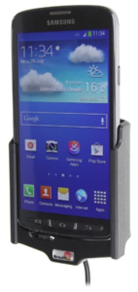 Active holder with USB-cable and cig-plug adapter for Samsung Galaxy S4 Active GT-I9295
