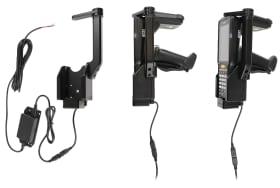Active holder for fixed installation for Zebra MC3330R