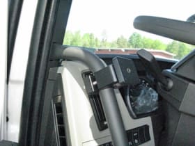 Pipe Mount with mounting plate for Daf LF 14-24 (LHD)