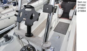 Pipe Mount with mounting plate for Daf LF 14-24 (LHD)