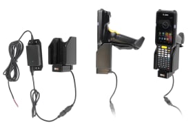 Active holder for fixed installation for Zebra MC3450