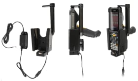 Active holder for fixed installation for Zebra MC9300