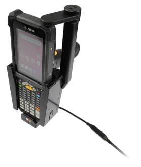 Active holder for fixed installation for Zebra MC9300