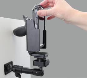 Passive holder with tilt swivel for Zebra TC56