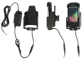 Active holder for fixed installation for Zebra TC72