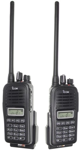 Passive holder for ICOM IC-F2000T
