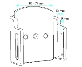 Passive holder with tilt swivel for Apple iPhone SE