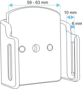 Passive holder with tilt swivel for Apple iPhone SE