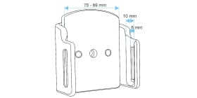 Passive holder with tilt swivel for Apple iPhone 14
