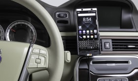 Passive holder with tilt swivel for BlackBerry KEYone