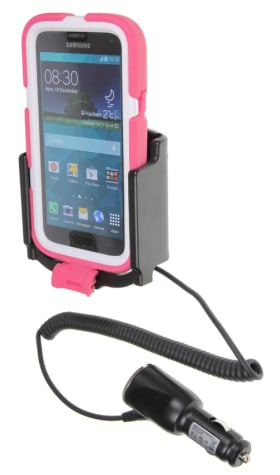 Active holder with cig-plug for Samsung Galaxy S5