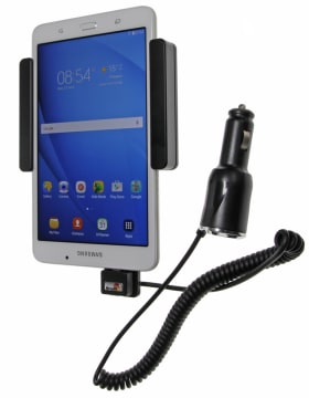 Active holder with cig-plug for Samsung Galaxy Tab A 7.0 (2016) SM-T280/SM-T285