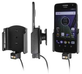 Active holder with cig-plug for Motorola Moto G5 Plus