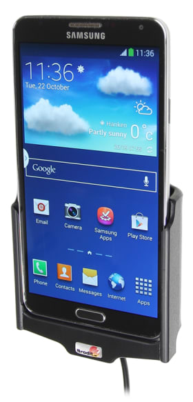 Active holder for fixed installation for Samsung Galaxy Note 3 SM-N9005