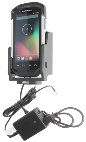 Active holder for fixed installation for Zebra TC70