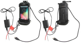 Active holder for fixed installation for Zebra TC72