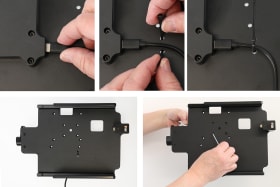 Holder with key-lock for Zebra ET65W Windows