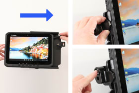 Holder with key-lock for Zebra ET65W Windows