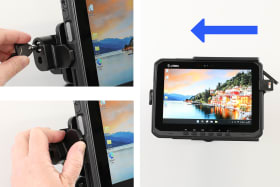 Holder with key-lock for Zebra ET65W Windows