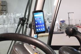 Passive holder with tilt swivel for Datalogic Memor 17
