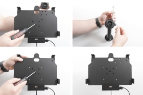 Active holder with cig-plug for Samsung Galaxy Tab Active 5 Pro SM-X356B