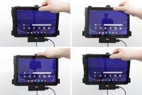 Active holder with cig-plug for Samsung Galaxy Tab Active 5 Pro SM-X356B
