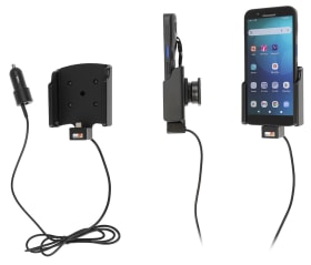 Active holder with USB-cable and cig-plug adapter for Datalogic Memor 12