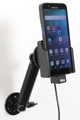 Active holder with USB-cable and cig-plug adapter for Datalogic Memor 12