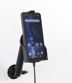 Active holder for fixed installation for Sonim XP Pro