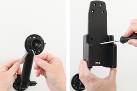 Passive holder with tilt swivel for Zebra MC3400