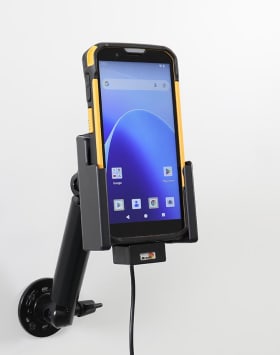Active holder with USB-cable and cig-plug adapter for CipherLab RS38