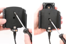 Active holder with USB-cable and cig-plug adapter for Apple iPhone Air