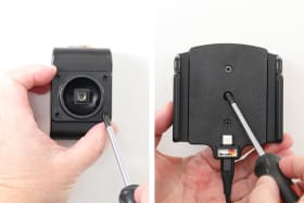 Active holder with USB-cable and cig-plug adapter for Apple iPhone Air