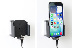 Active holder with USB-cable and cig-plug adapter for Apple iPhone Air