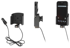 Active holder with USB-cable and cig-plug adapter for Honeywell CT32