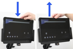 Passive holder with tilt swivel for Point Mobile TR54