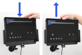 Active holder with USB-cable and cig-plug adapter for Point Mobile TR54