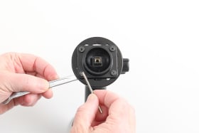 Passive holder with tilt swivel for Zebra TC501