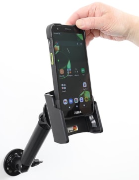 Passive holder with tilt swivel for Zebra TC701