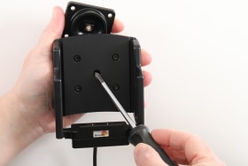 Active holder for fixed installation for Zebra TC501