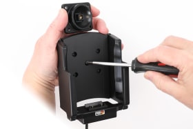 Active holder for fixed installation for Zebra FR55