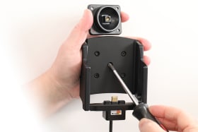 Active holder with USB-cable and cig-plug adapter for Zebra TC501