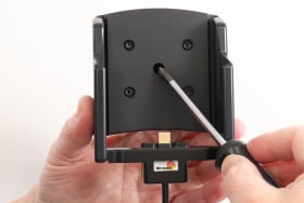 Active holder with USB-cable and cig-plug adapter for Zebra TC501