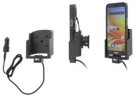 Active holder with USB-cable and cig-plug adapter for Zebra TC501